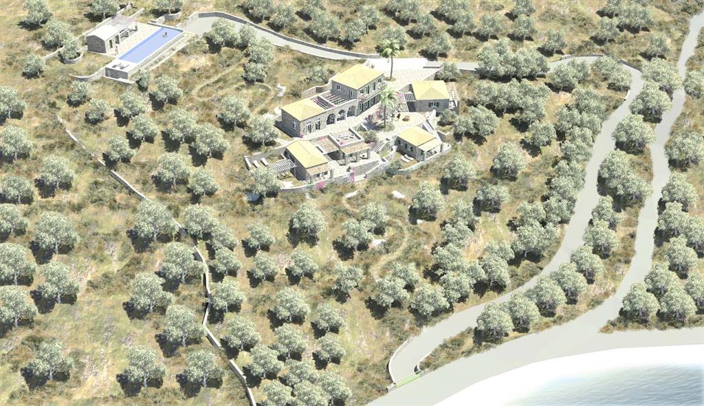 Complexe d'habitations au coeur de la nature. 