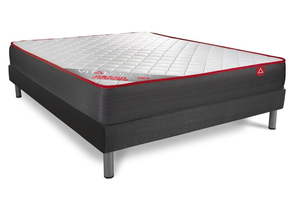 Ensemble Mousse  à mémoire de forme 180x200cm kit Gris