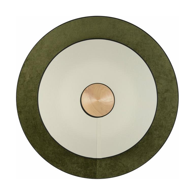 Applique murale en velours vert Evergreen 70 cm Cymbal - Forestier
