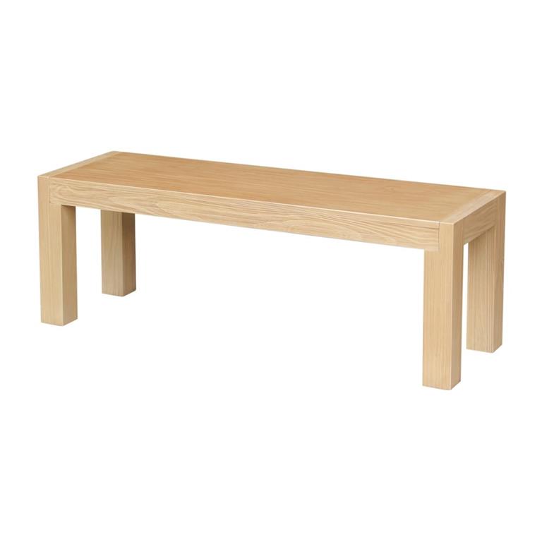 Banc en pin massif teinte claire