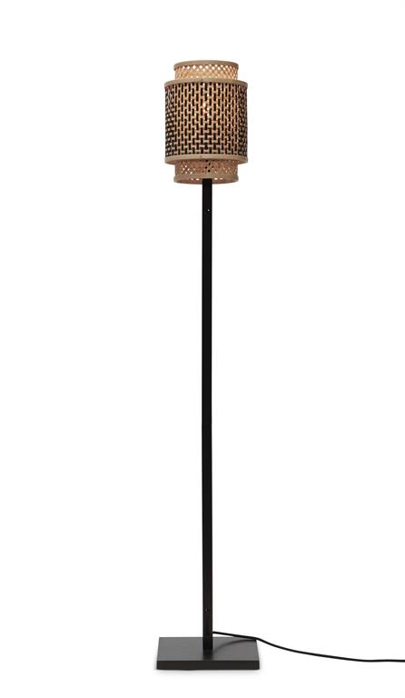 Lampadaire bambou brun Ø18cm