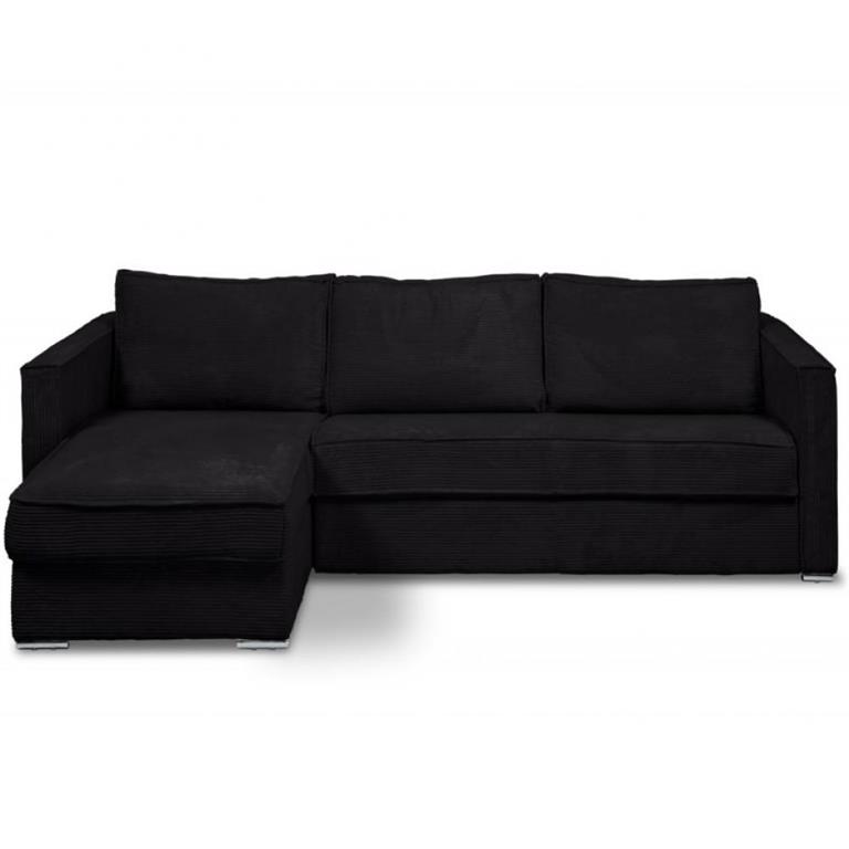 Canapé d'angle réversible  MANDELIEU convertible express 160cm sommier lattes matelas 18cm