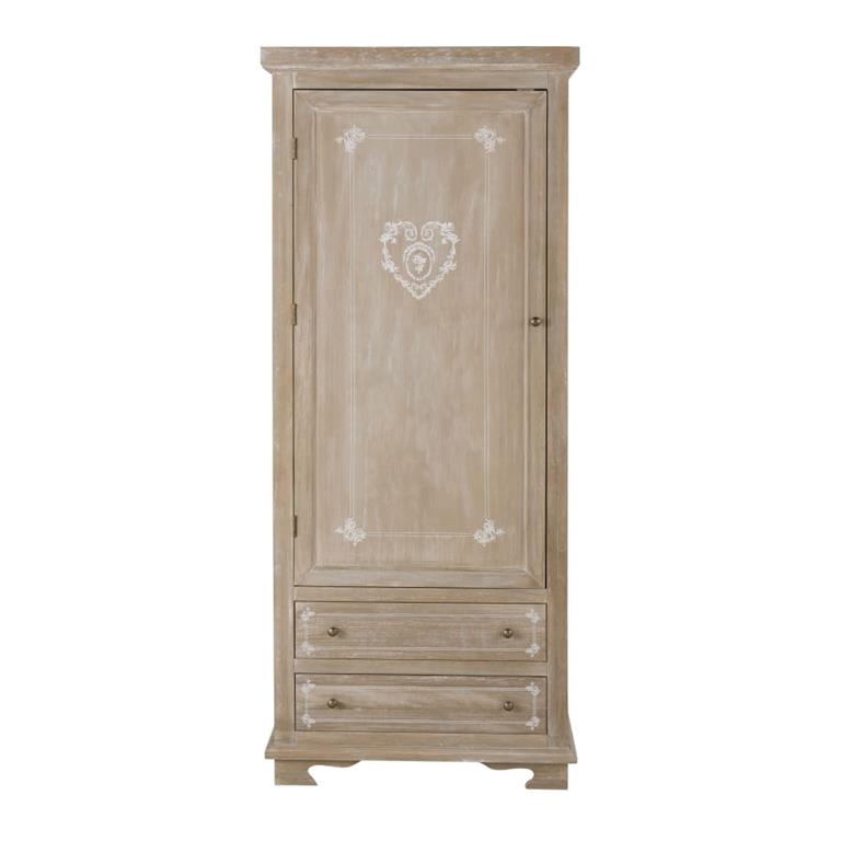 Dressing en bois de paulownia grisé