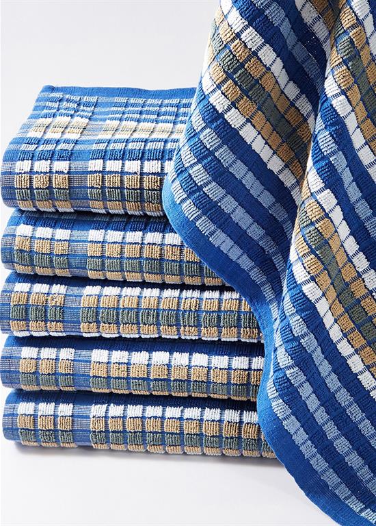 Torchon multi-usages éponge 290 g/m² - lot de 6 - REPTILE - Jacquard Lot 6 - Coton - Taille 