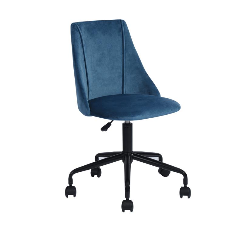 Chaise de bureau tissu vert réglable en hauteur