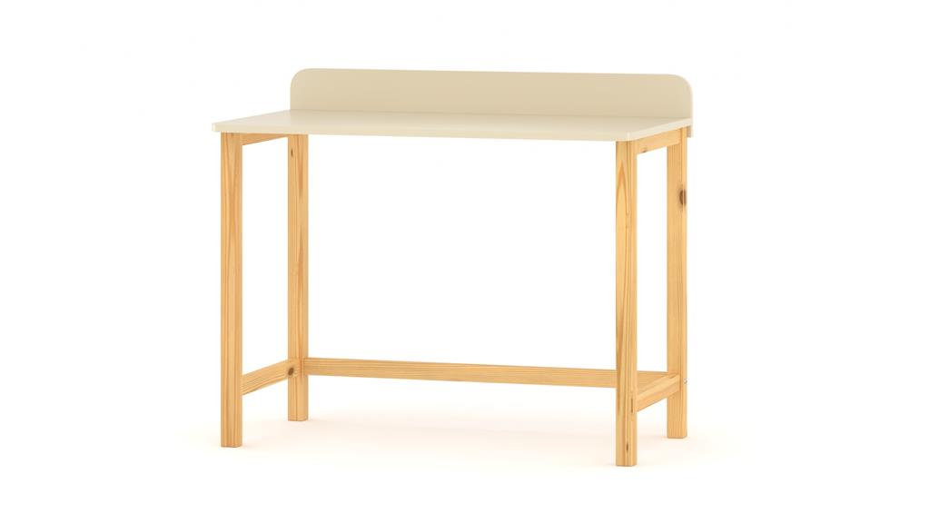 Clara Natural est un bureau scandinave minimaliste pour une chambre d'enfant ou d'adolescent, qui offrira un endroit confortable pour étudier. Il est doté d'un plateau pratique en panneau stratifié de ...