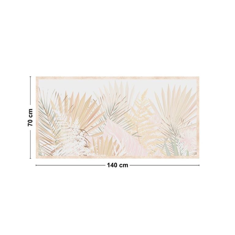 Tête de lit - intissé - pré-encollé - 140x70 cm - Multicolore
