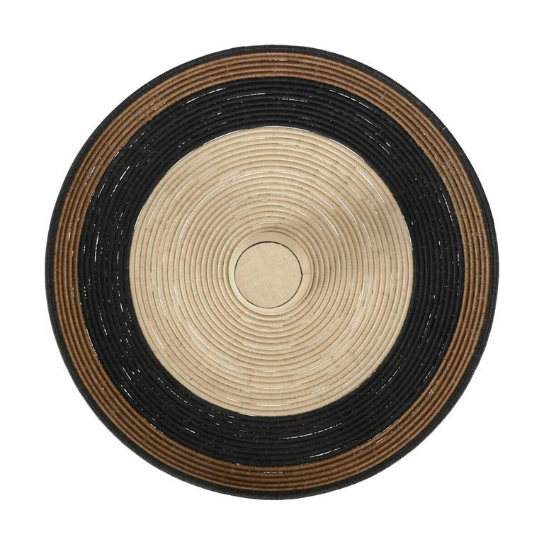 Applique murale en fibre d'abaca marron 80 cm GRASS - Forestier