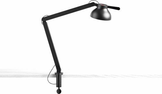 Lampe de bureau à pince noire 14 x 60