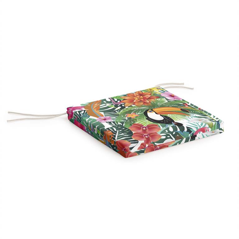 Coussin pour siège d'extérieur Multicolore 40x40x5