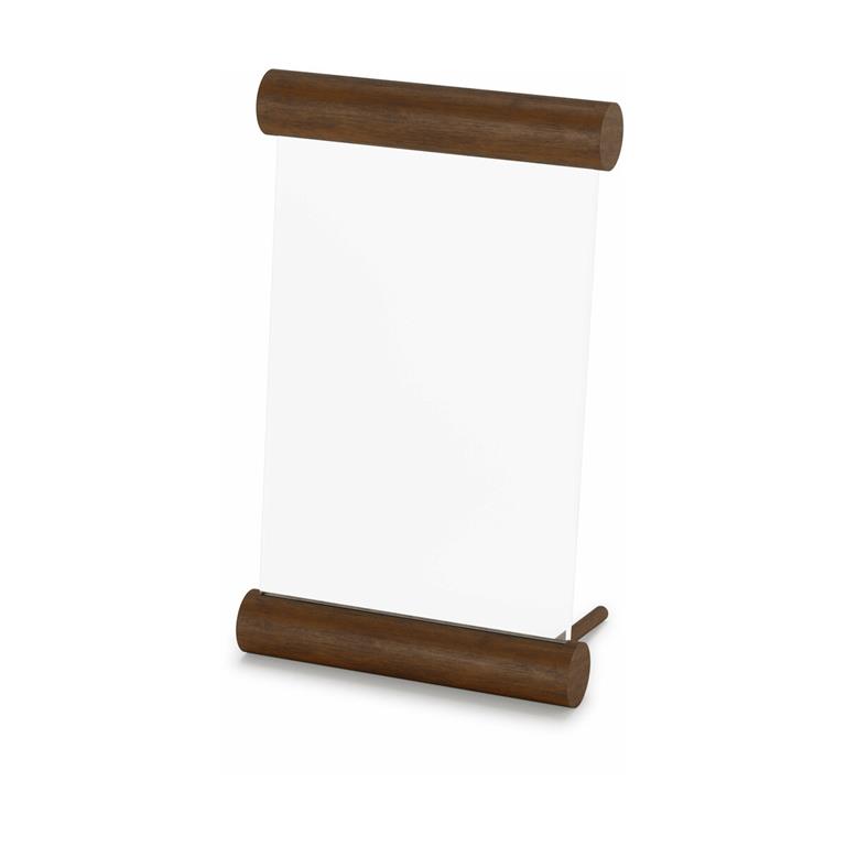 Cadre pour photo en verre et noyer 10 x 15 cm  Scroll