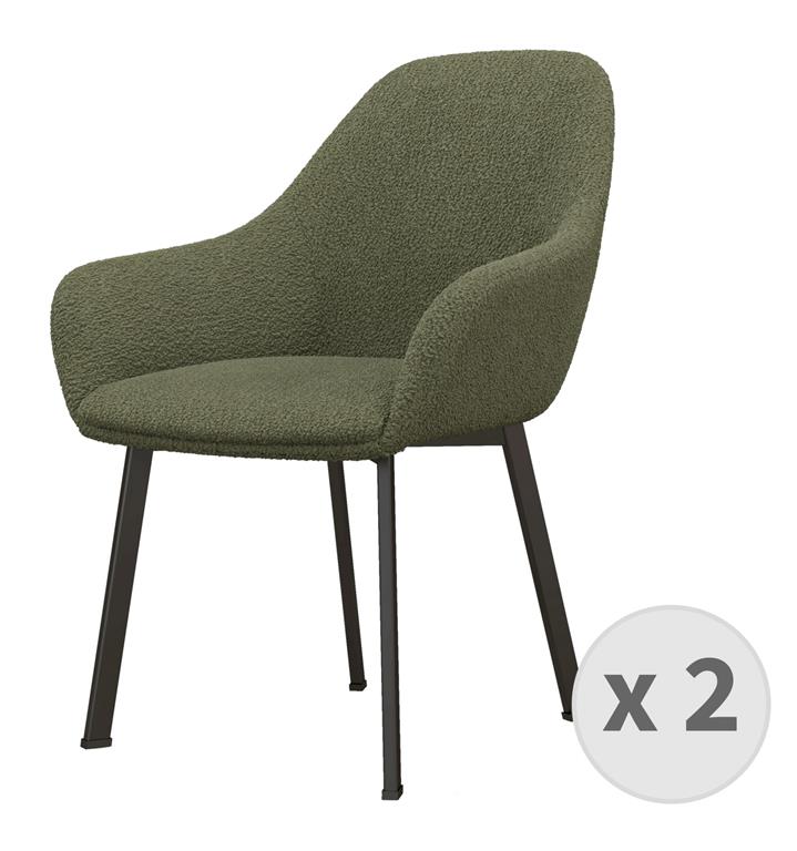 Résolument contemporain, le fauteuil de table VICTOR allie confort d'assise et lignes modernes.Il est proposé en divers coloris de velours et tissu bouclé.On apprécie les galbes et courbes de son ...