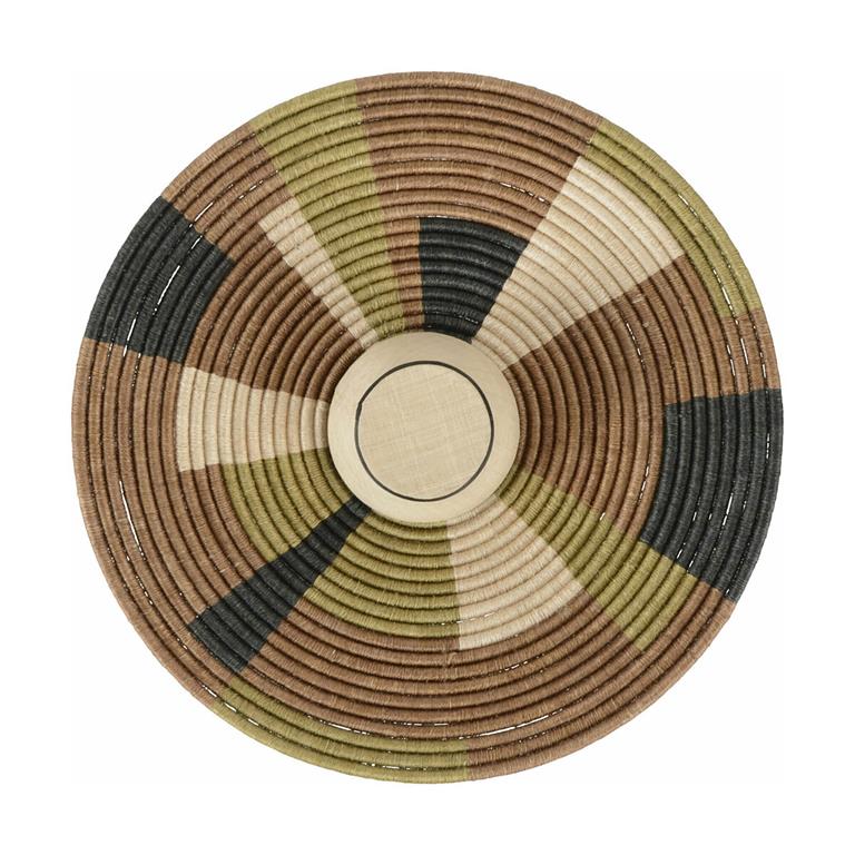 Applique murale en fibre d'abaca marron 60 cm PARROT - Forestier