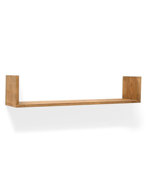 Étagère en bois de pin vieilli 60x20cm