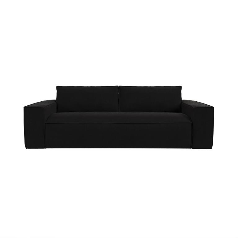 Canapé convertible express dunlopillo velours Anthracite foncé 160cm
