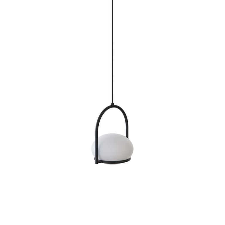 Suspension en métal noir