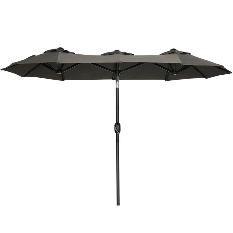 Parasol de jardin inclinable grande taille 2