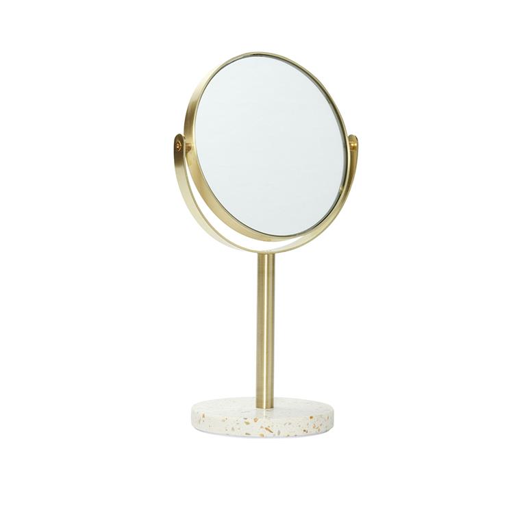 Miroir de table en fer