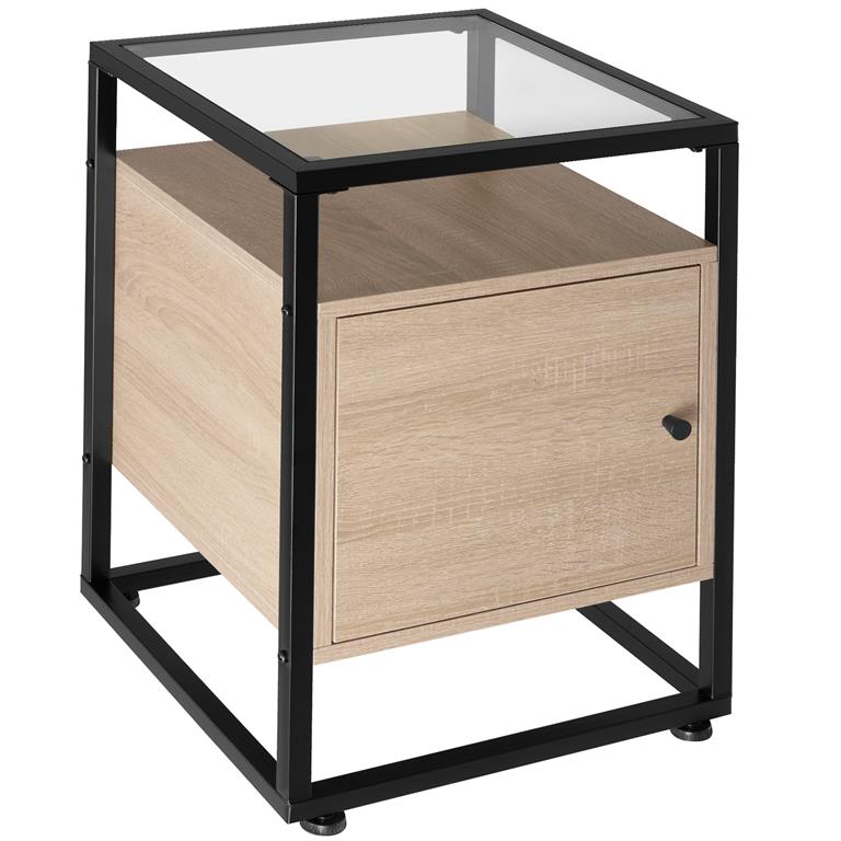 Table de chevet Style industriel 40 x 43 x 605 cm Bois clair