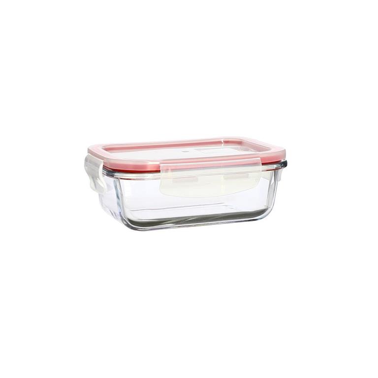 Boîte hermétique rectangulaire 370ml en verre