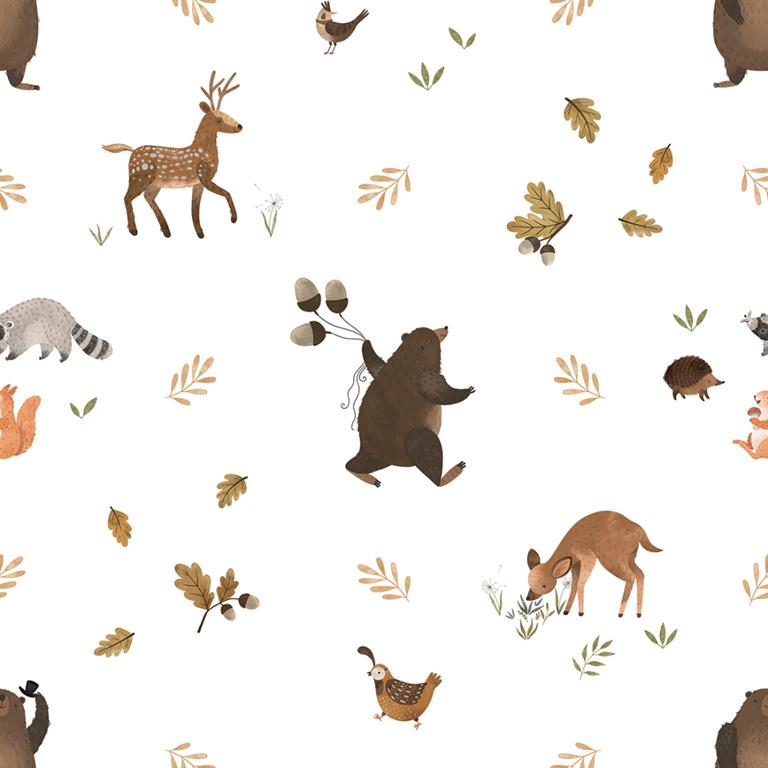Papier peint Little Forest Friends 
