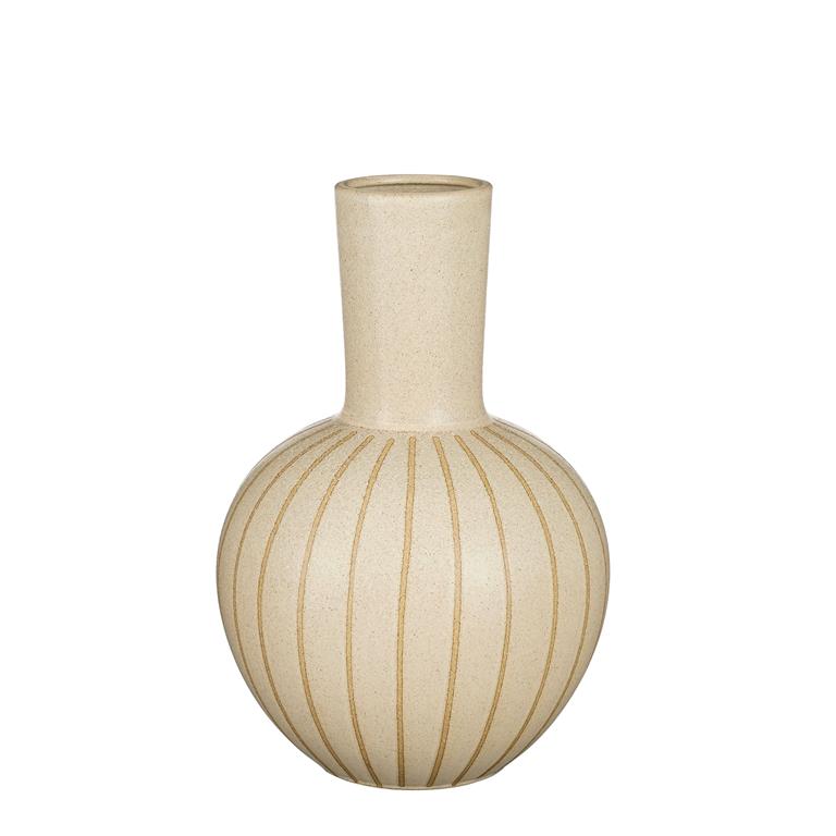 Vase en céramique crème H42
