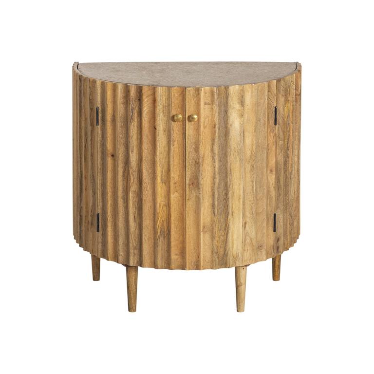 Meuble sous vasque en bois marron 80x53 cm