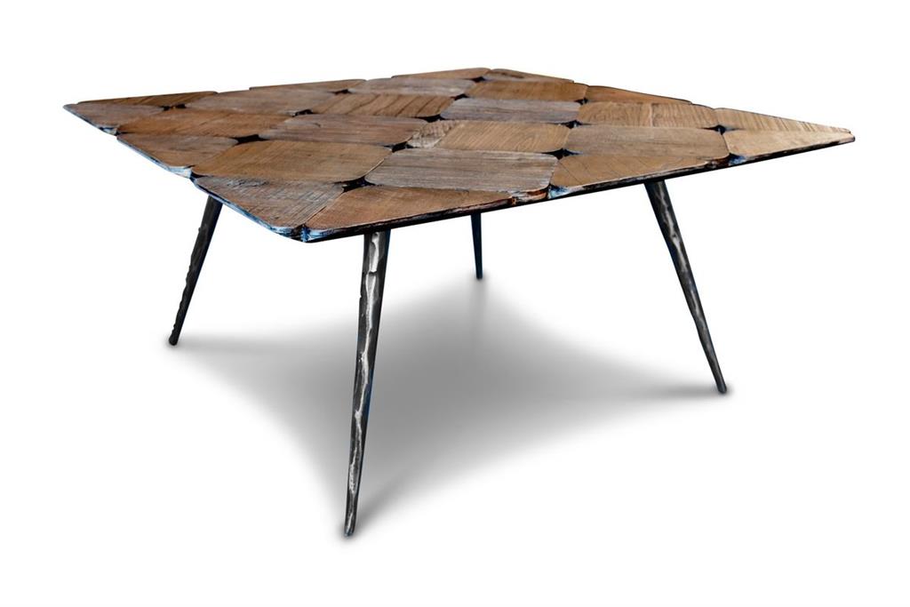 Table basse en bois marron