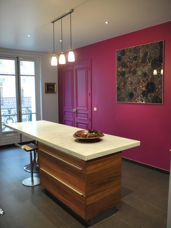 Cuisine moderne dessinée sur mesure