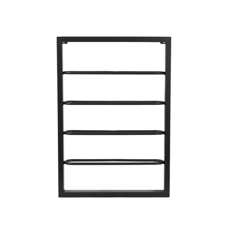 Casier à vin noir métal 42x7x60cm