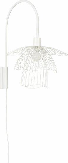 Applique en métal blanche XS Papillon - Forestier