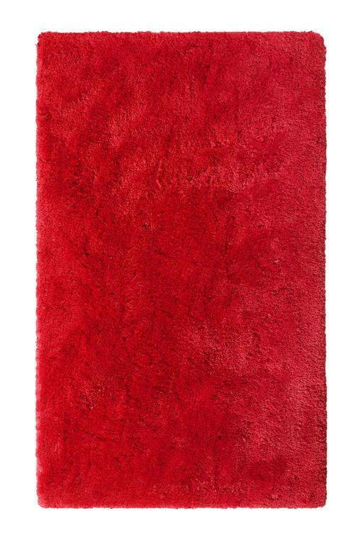 Tapis de bain microfibre antidérapant rouge 70x120