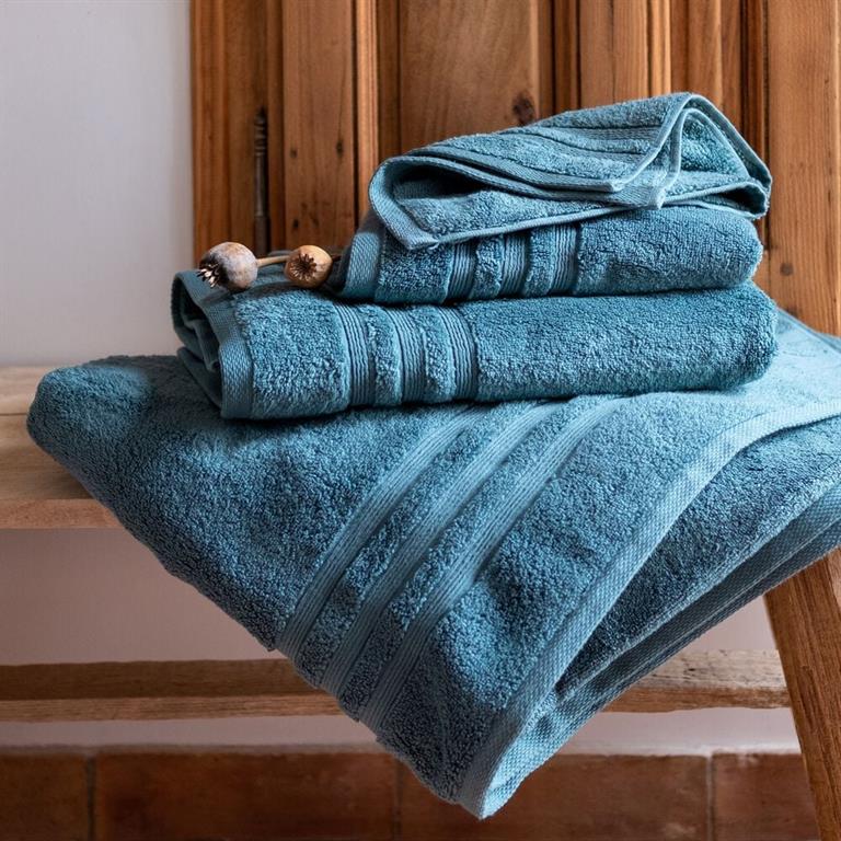 Lot de 2 gants de toilette bouclette en coton - vertNOUN