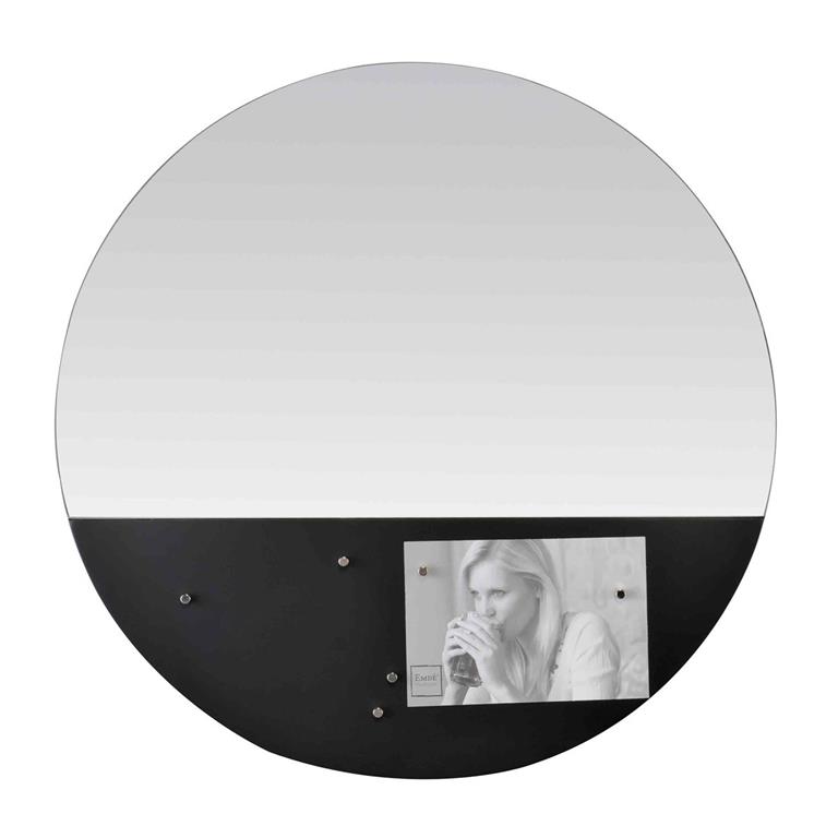 Miroir rond magnétique 6 aimants 45cm
