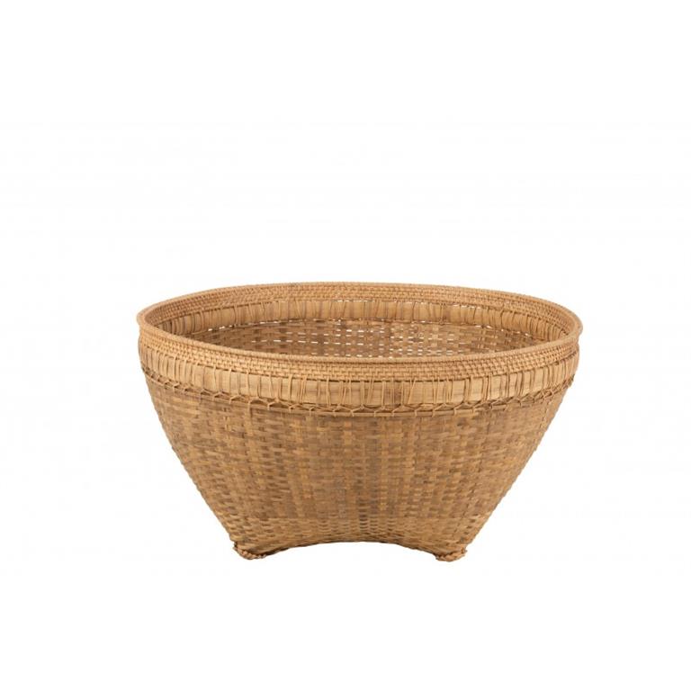 Panier extra large rond rotin naturel D85cm