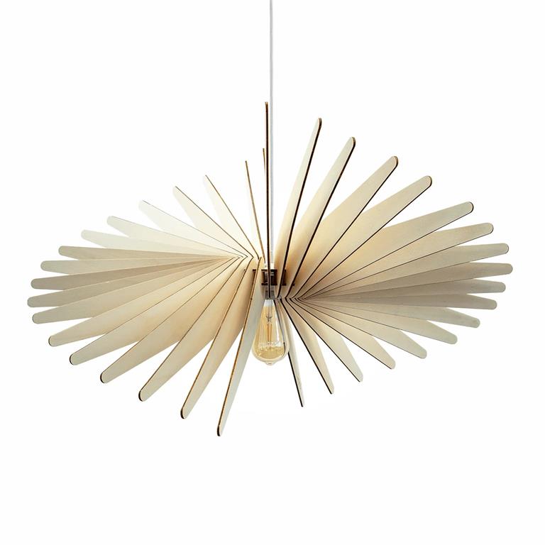 Suspension Led bois 120 cm