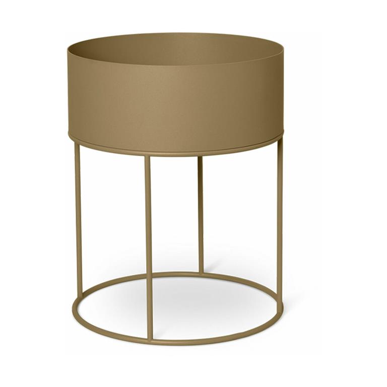 Cache-pot en acier vert 40 x 50 cm Plant Box - Ferm living