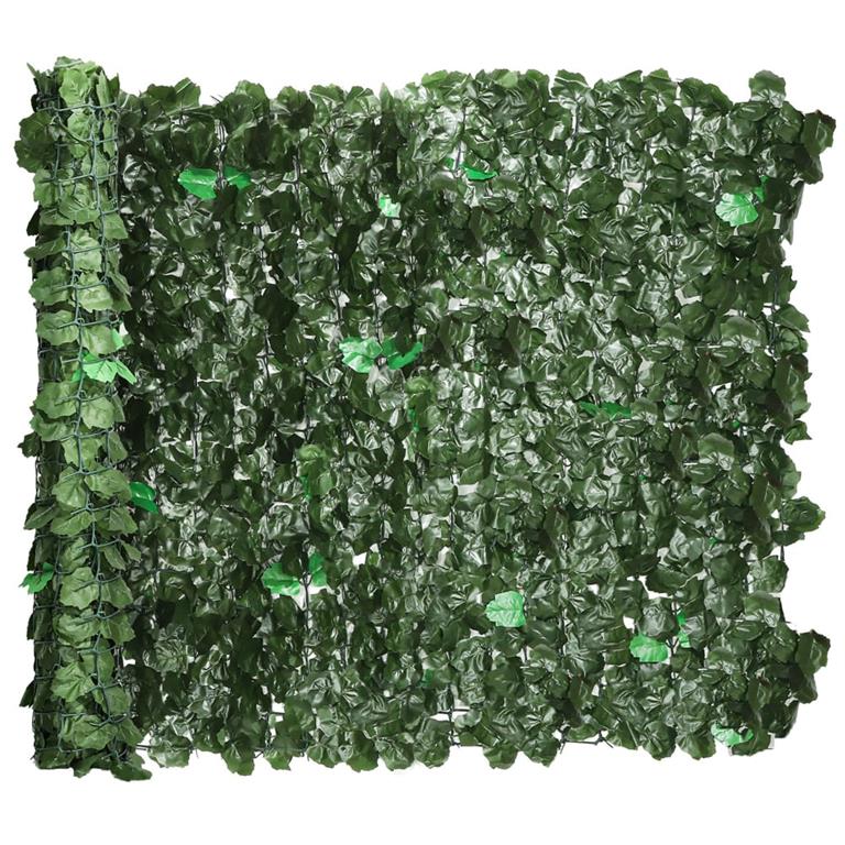 Haie artificiel brise-vue anti-uv feuillage réaliste vert mixte