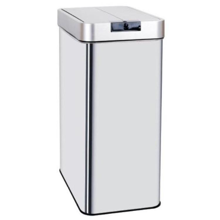 Poubelle de cuisine automatique Acier inoxydable Argent 60 L