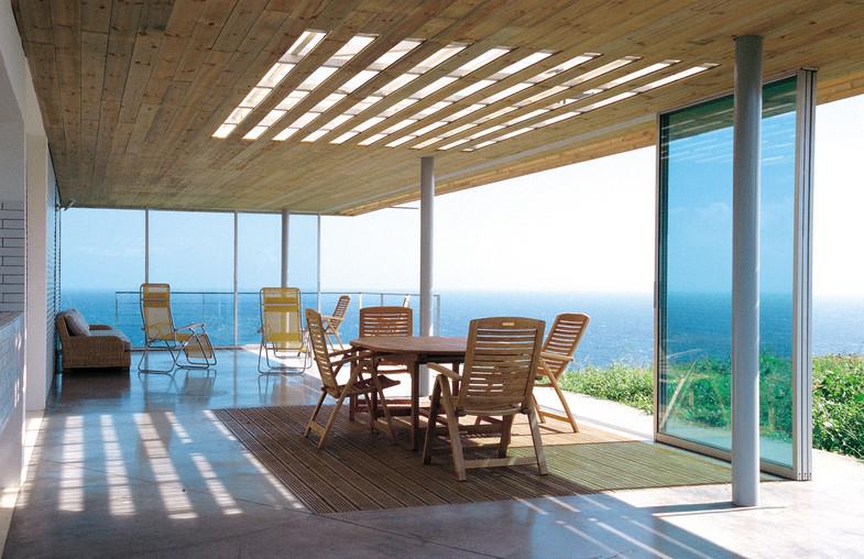 Terrasse avec vue sur la mer