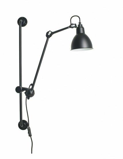 Applique avec prise en acier noire 210 Gras - DCW Editions
