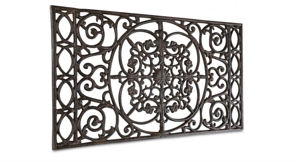 Paillasson rectangulaire fonte marron