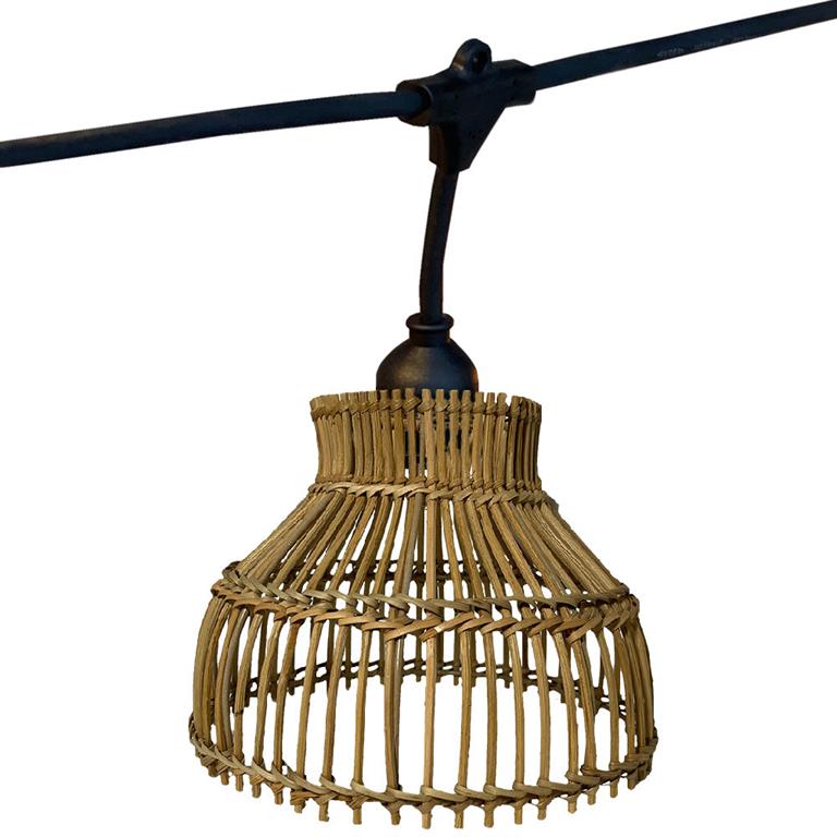 Guirlande lumineuse Rotin Marron 6m