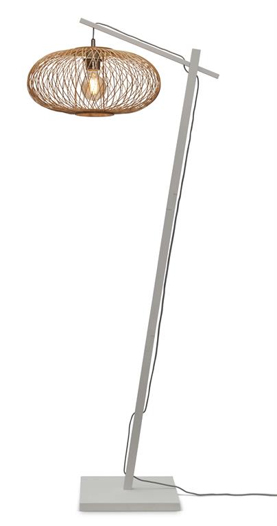 Lampadaire bambou brun Ø40cm