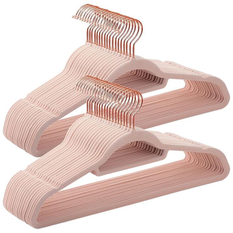 Lot de 50 cintres Antidérapants en velours