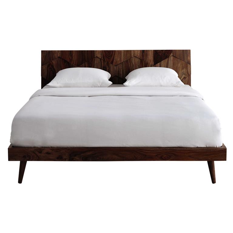 Lit 160x200 en bois de sheesham massif