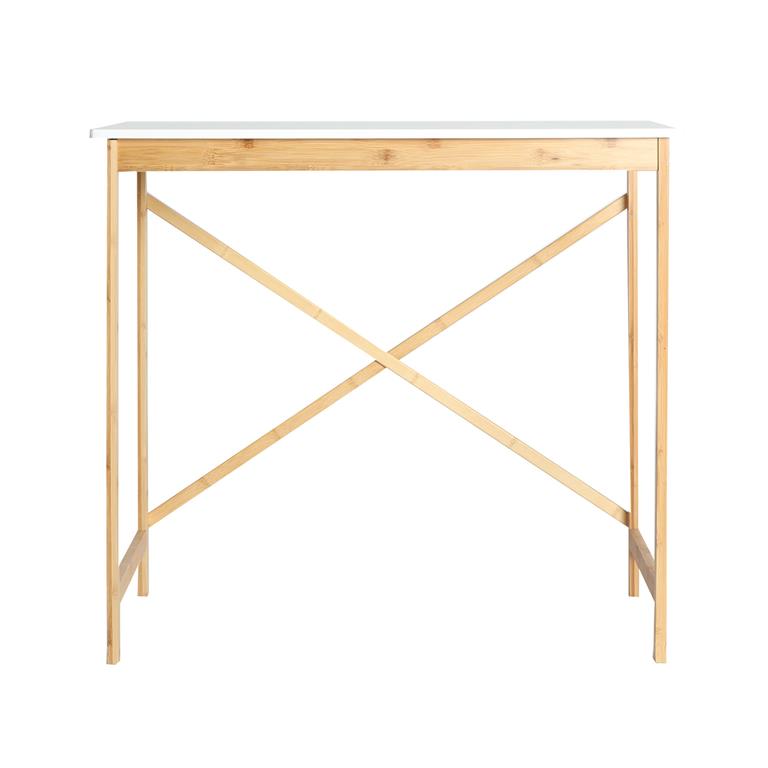 Pupitre en bambou brun clair 80x45x72 cm