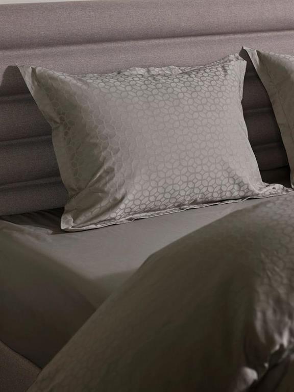 Taie d'oreiller en coton jacquard Home by TEMPUR® Luxe Beige 70 x 50 CM