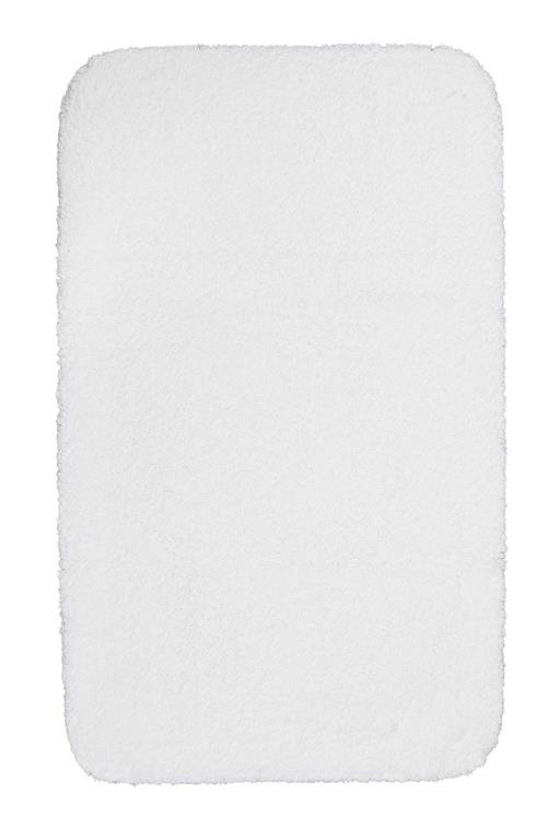 Tapis de bain doux blanc coton 70x120
