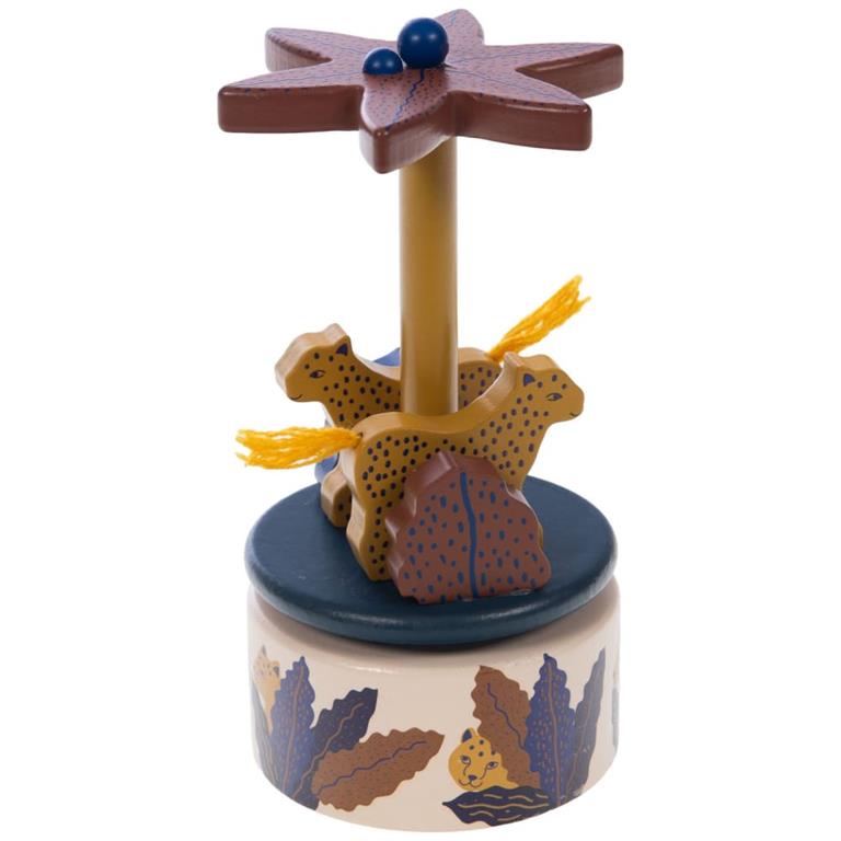 Boîte à musique   multicolore en bois